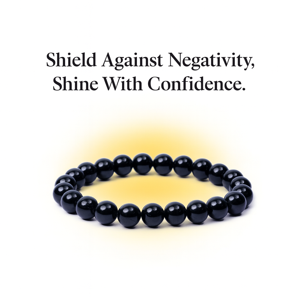 Evil Eye Protection Black Tourmaline Bracelet