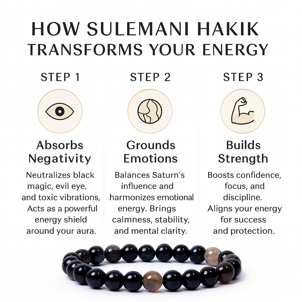 AstroJeet Sulemani Hakik (Aqueeq) Bracelet