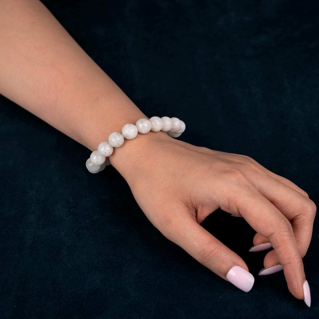 AstroJeet Moonstone Bracelet – Fertility, Feminine Energy & Emotional Harmony