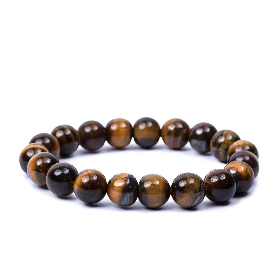 🐅 AstroJeet Tiger Eye Bracelet – Stone of Courage, Focus & Protection